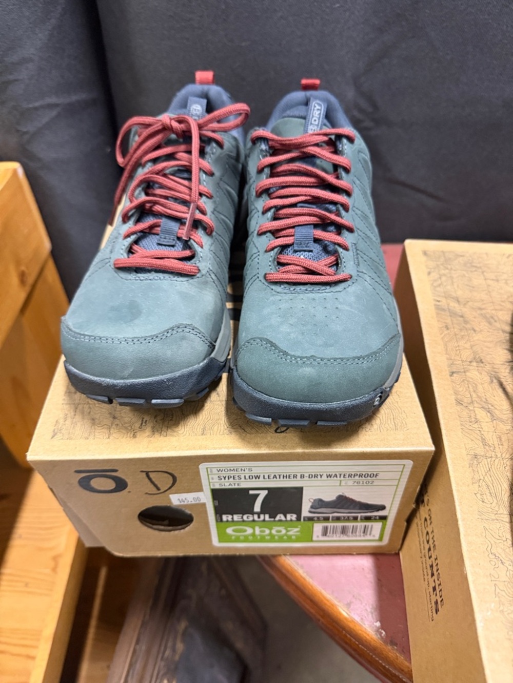 Oboz Womens Sypes Low Leather B-Dry Waterproof